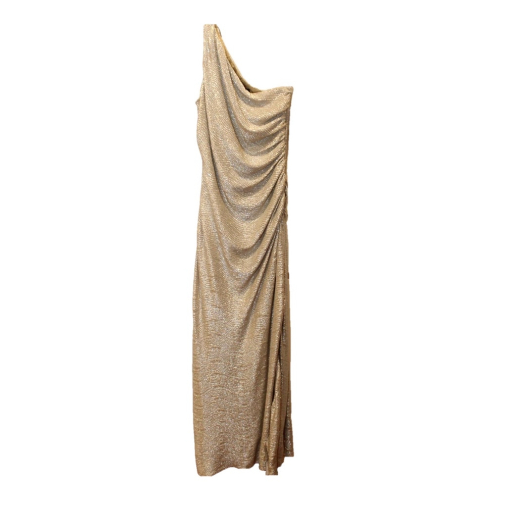 NWT Laundry By Shelli Segal Gown Dress Size 10 Side ruching MSRP $295